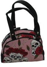 Load image into Gallery viewer, Small Skulls and Roses Bag (Various Colours) - A