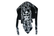 Load image into Gallery viewer, Black Skull and Crossbones Zandana - A
