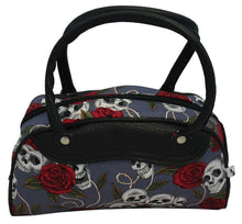 Load image into Gallery viewer, Medium Skulls and Roses Bag (Various Colours) - A
